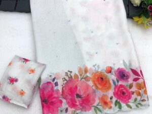 Sarees in White Versions