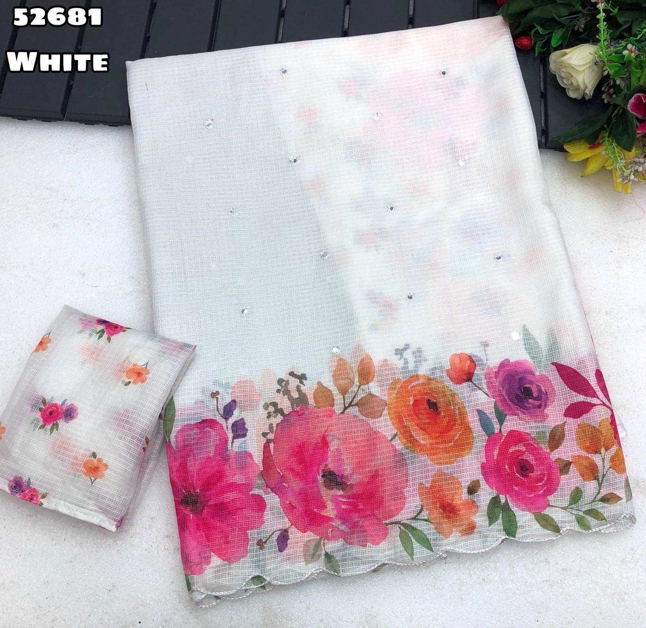 Sarees in White Versions