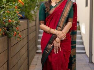 Sarees in Red Version