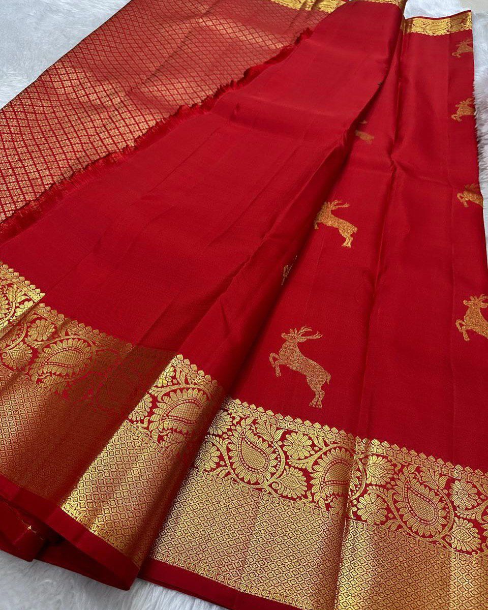 Sarees in Red Version