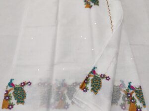 Sarees in White Versions