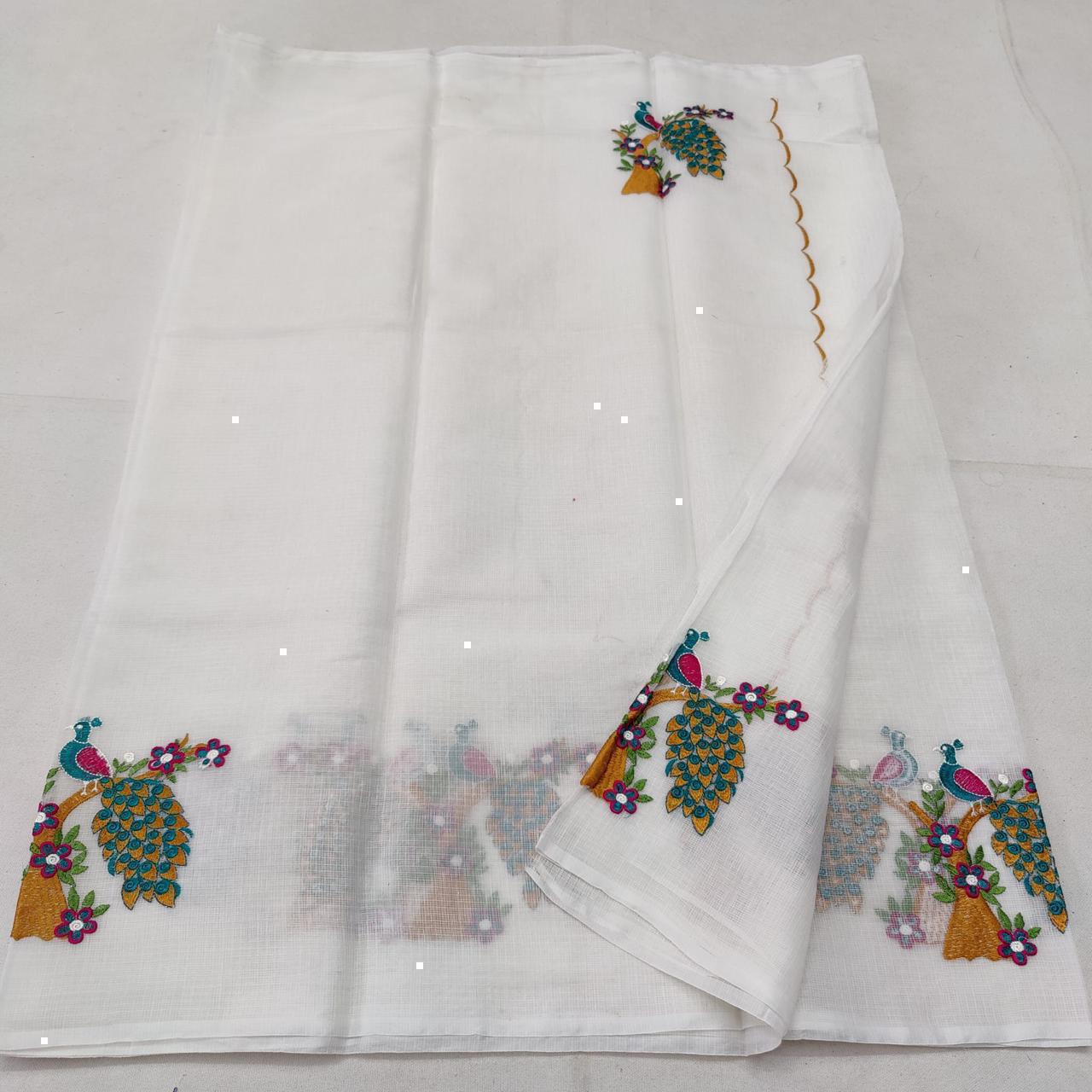 Sarees in White Versions
