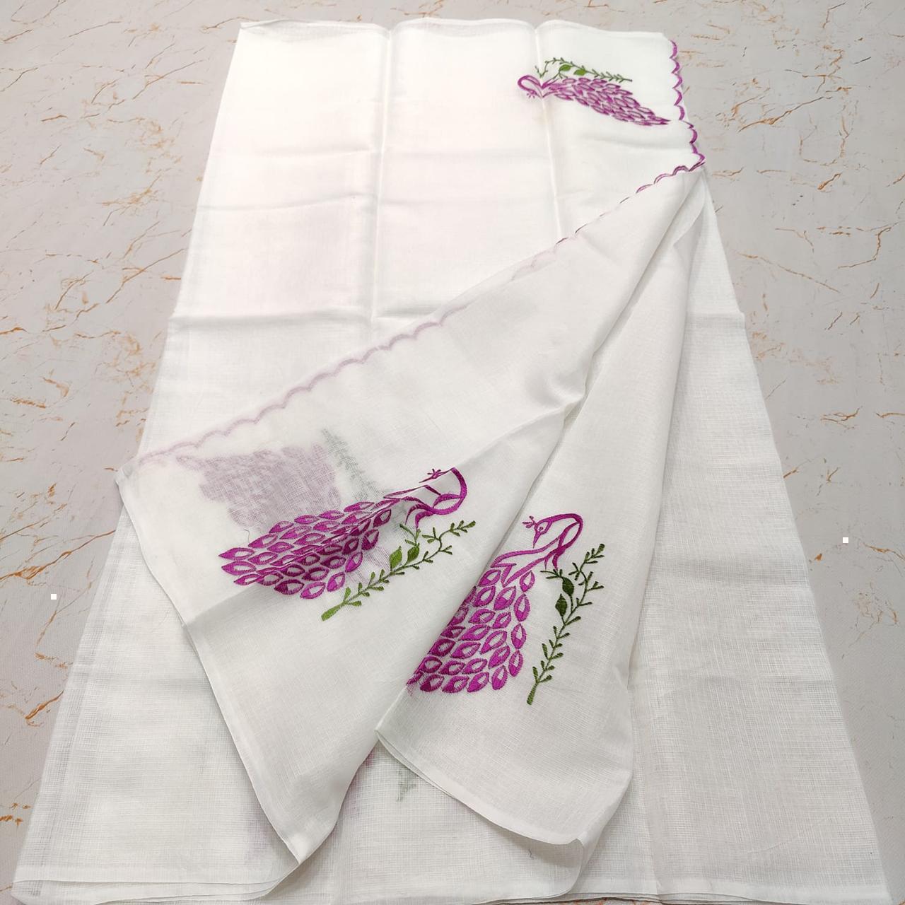 Sarees in White Versions