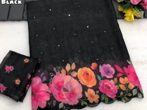 Sarees in Black versions