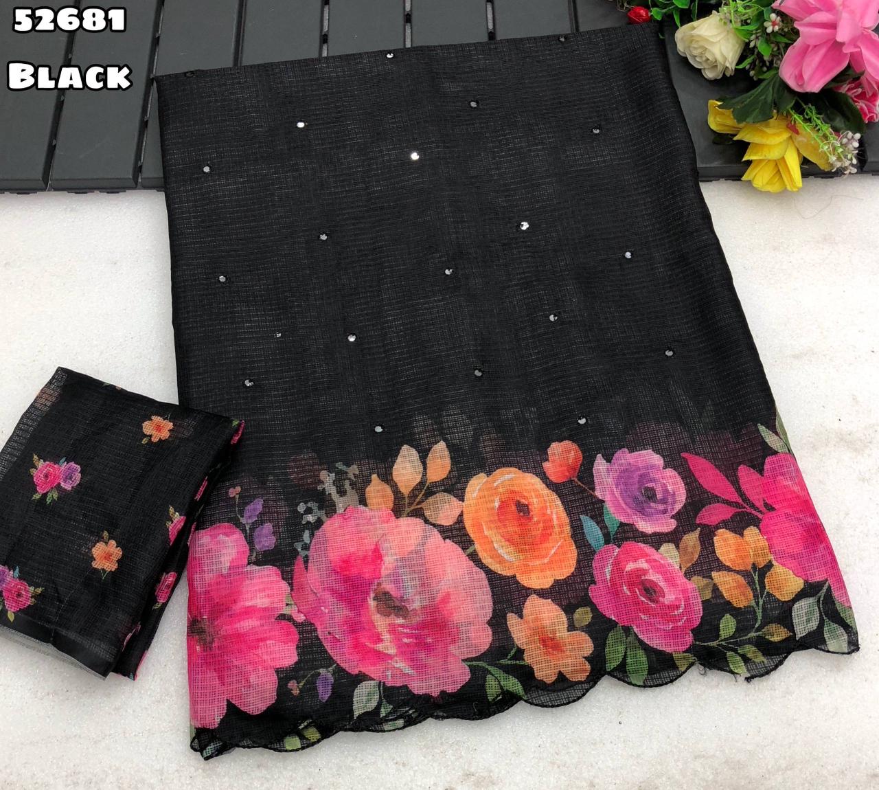 Sarees in Black versions